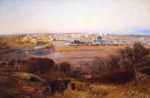 Jerusalem från Oljeberget, 1902