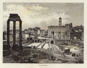 Det romerska forumet av Gustave Bauernfeind