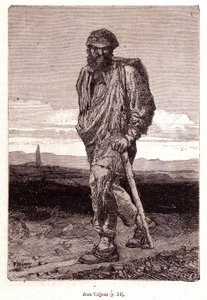 Jean Valjean - i "" The Miserable"" av Victor Hugo, ill. av Brion, red. Hetzel och Lacroix