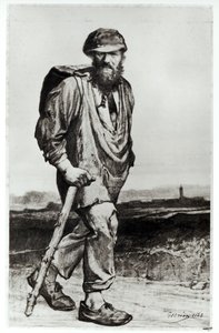 Jean Valjean, illustration från 