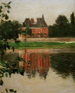 Slott på stranden av Seine, Argenteuil av Gustave Caillebotte