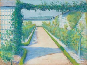 Köksträdgård, Yerres, 1877 av Gustave Caillebotte