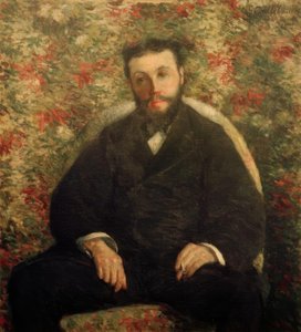 Porträtt av A. Cassabois av Gustave Caillebotte