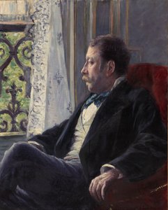 Porträtt av en man av Gustave Caillebotte