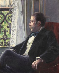 Porträtt av en man av Gustave Caillebotte