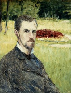 Porträtt av konstnären själv; Porträtt av L"Artist Lui-Meme, 1875-1877 av Gustave Caillebotte