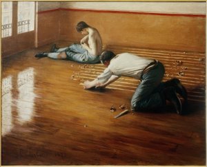 Golvhyvlar av Gustave Caillebotte