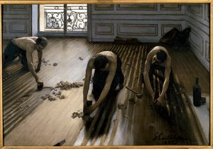 Golvskraporna av Gustave Caillebotte