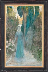 Diana och en skötare, 1897