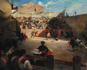 Träningskamp i Biscaya, 1888 av Gustave Colin