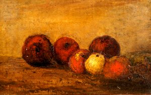 Äpplen av Gustave Courbet