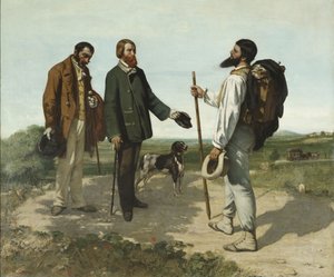 Hej, herr Courbet av Gustave Courbet