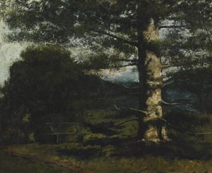 Cederträdet vid Hauteville av Gustave Courbet
