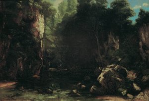 Den skumma bäcken av Gustave Courbet