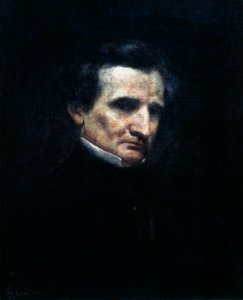Hector Berlioz, fransk romantisk kompositör, 1850 av Gustave Courbet
