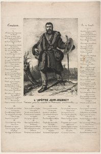 Jean Journet avgår för erövringen av universell harmoni av Gustave Courbet