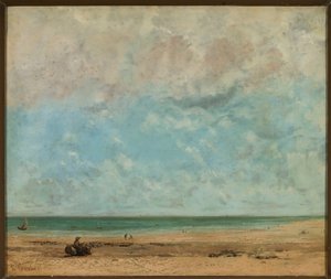 Kustlandskap av Gustave Courbet