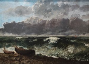 Det stormiga havet av Gustave Courbet