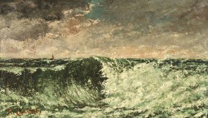 Vågen av Gustave Courbet