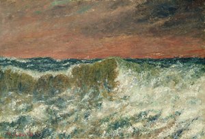 Vågen av Gustave Courbet