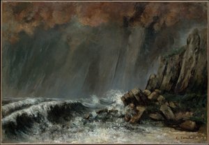 Marin: Vattenvirveln av Gustave Courbet