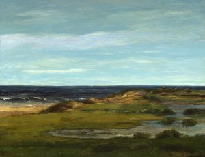 Havslandskap av Gustave Courbet
