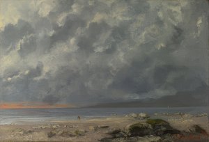 Strandmusik. 1874 av Gustave Courbet