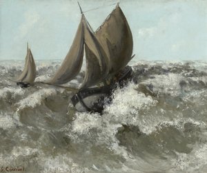 Segelbåten av Gustave Courbet