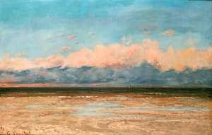 Havet vid Palavas, 1870 av Gustave Courbet