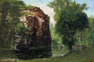 Den tysta floden av Gustave Courbet