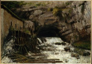 Loues källa av Gustave Courbet