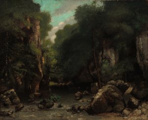 Dalen Les Puits-Noir av Gustave Courbet