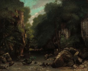 Dalen Les Puits-Noir, 1868. av Gustave Courbet