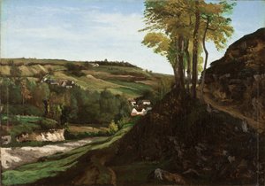 Ornans dalgång av Gustave Courbet