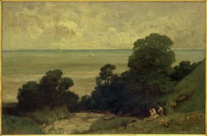Visa tas i Honfleur av Gustave Courbet