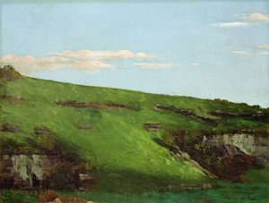 Wiesenhang nära Ornans, 1862 av Gustave Courbet
