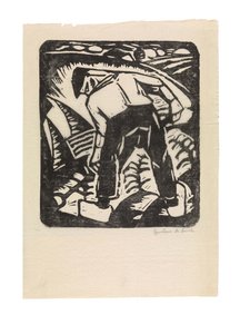 Holländska: Potatisskördare eller Bonden av Gustave de Smet