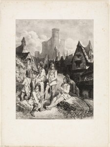 En grupp österrikiska vakter av Gustave Dore