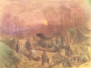 Ett militärt läger av Gustave Dore