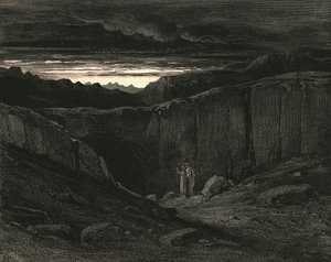 Allt hopp överger, ni som går in här, c1890. av Gustave Dore