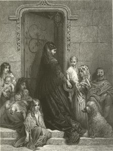Allmosor att ge av Gustave Dore