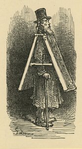En illustration föreställande en smörgåsman av Gustave Dore