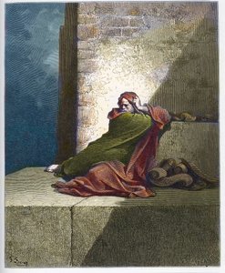 Baruch - Baruch ben Neria - Gravyr från "The Dore Bible" av Gustave Dore (1832-1883) av Gustave Dore