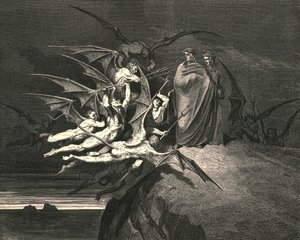 Var ingen av er upprörande, c1890. av Gustave Dore