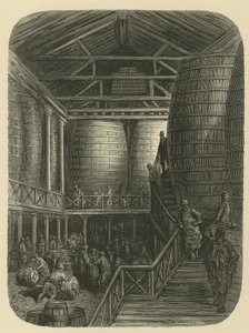 Bryggeriarbetare i förrådet av Gustave Dore