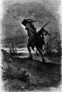 Kapten Fracasse av Theophile Gautier (1811-1872). Illustration av Gustave Dore (1832-1883). av Gustave Dore