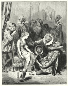 Cendrillon; Askungen (gravyr) av Gustave Dore