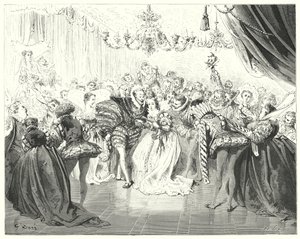 Cendrillon; Askungen (gravyr) av Gustave Dore