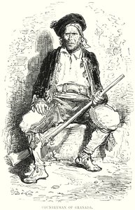 Landsman från Granada (gravyr) av Gustave Dore