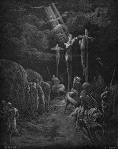 Jesu korsfästelse av Gustave Dore